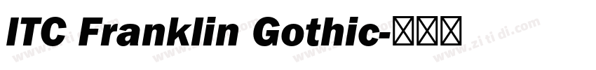 ITC Franklin Gothic字体转换